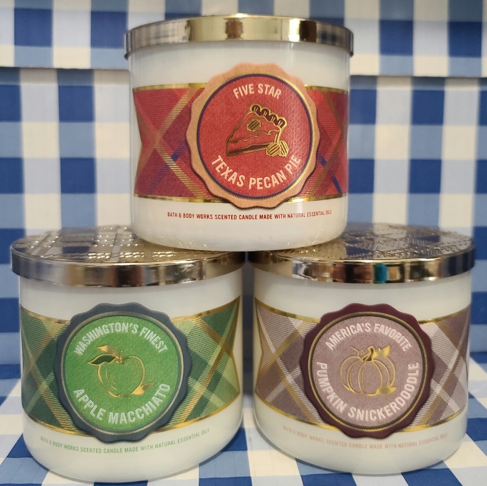 Bath and body works candle set